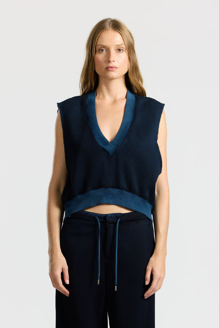 cotton citizen Geneva Cut Off Vintage Navy