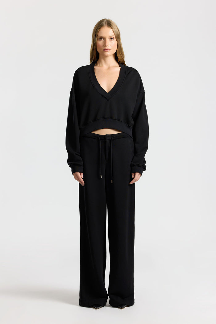 Cotton Citizen Geneva Sweatshirt Jet Black