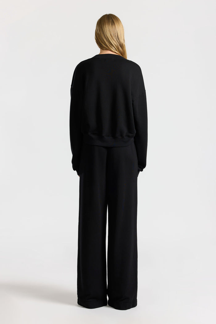 Cotton Citizen Geneva Sweatshirt Jet Black