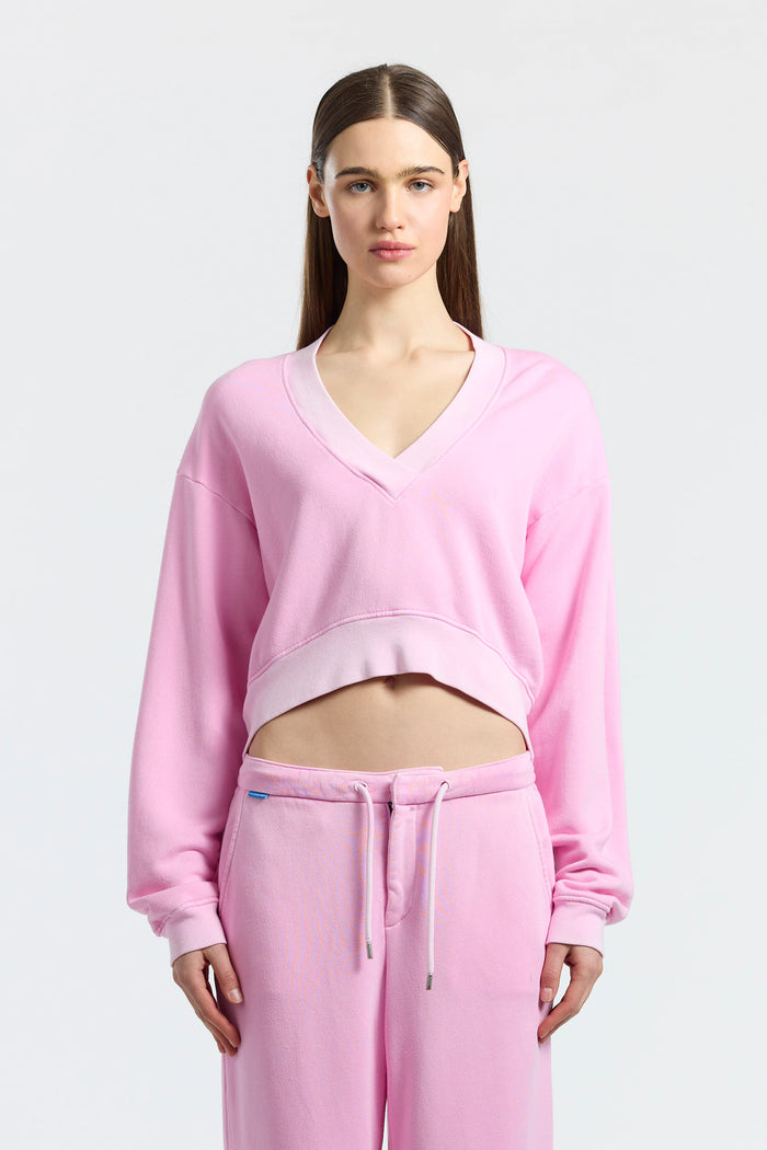 cotton citizen Geneva Sweatshirt Vintage Flamingo