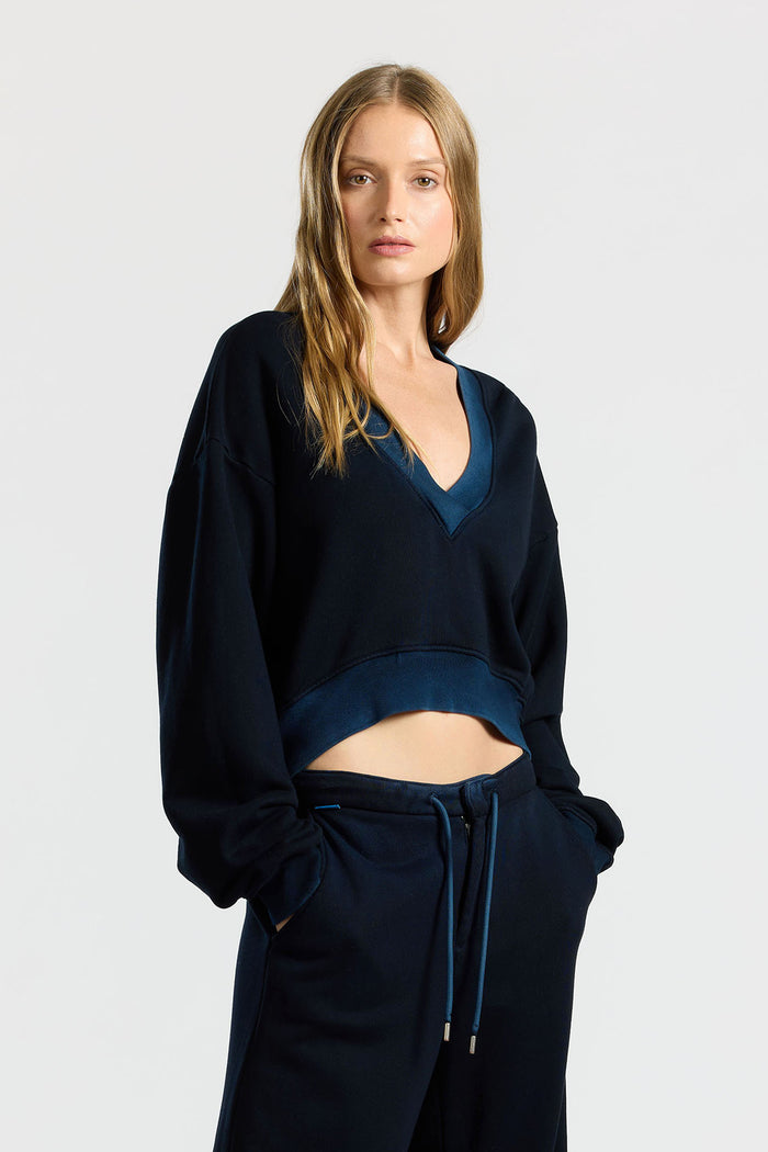 cotton citizen Geneva Sweatshirt Vintage Navy