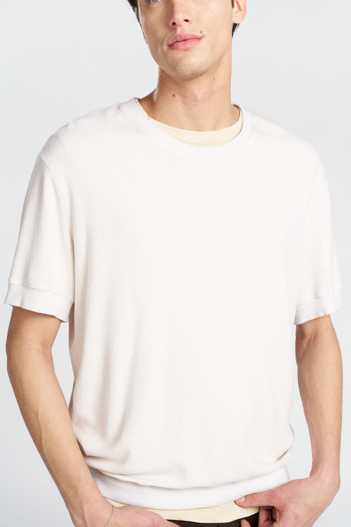 Cotton Citizen Hendrix Short Sleeve Crew Bone