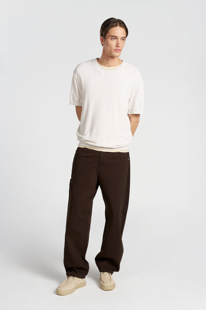 Cotton Citizen Hendrix Short Sleeve Crew Bone