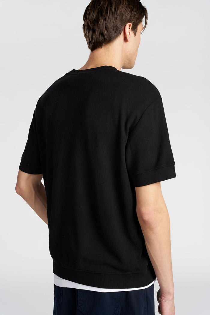 Cotton Citizen Hendrix Short Sleeve Crew Jet Black