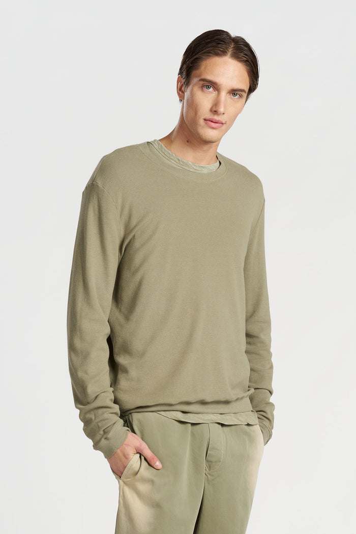 cotton citizen Hendrix Thermal Basil