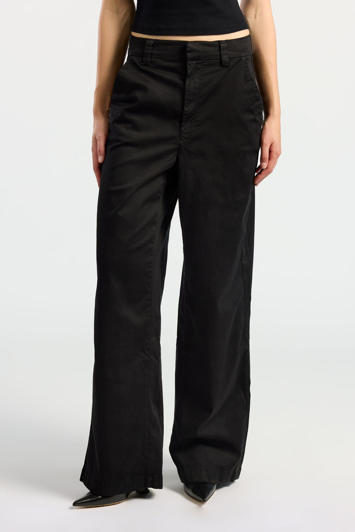 Cotton Citizen London Relaxed Pant Jet Black