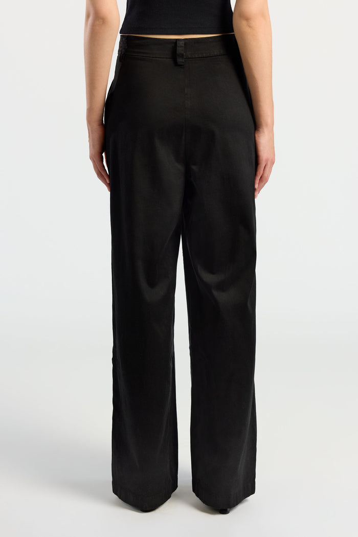 Cotton Citizen London Relaxed Pant Jet Black