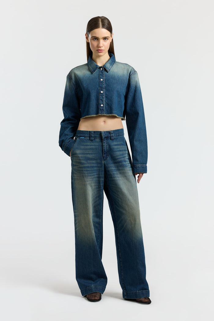 Cotton Citizen Manhattan Crop Shirt Doheny