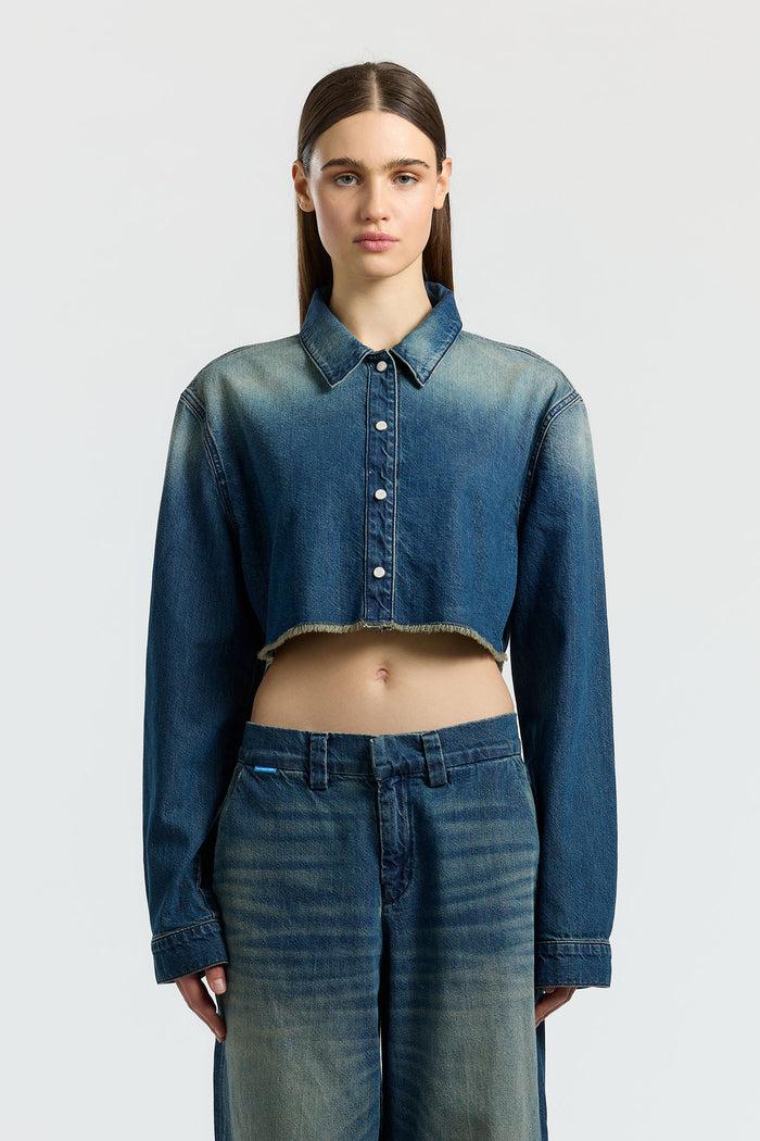 cotton citizen Manhattan Crop Shirt Doheny