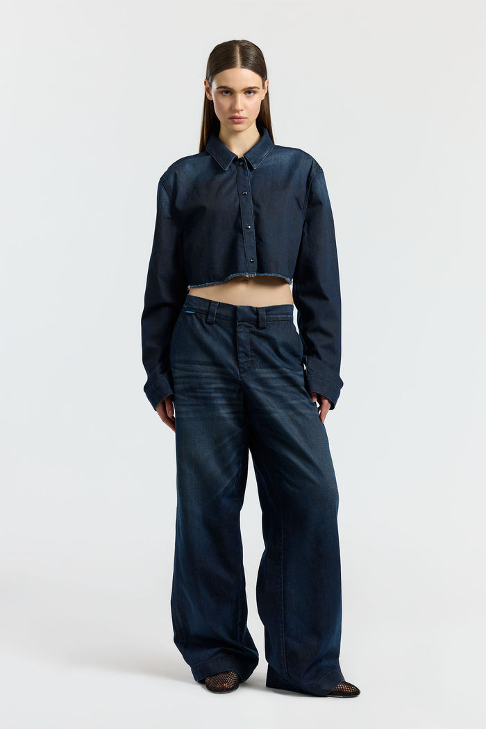 Cotton Citizen Manhattan Crop Shirt Rodeo