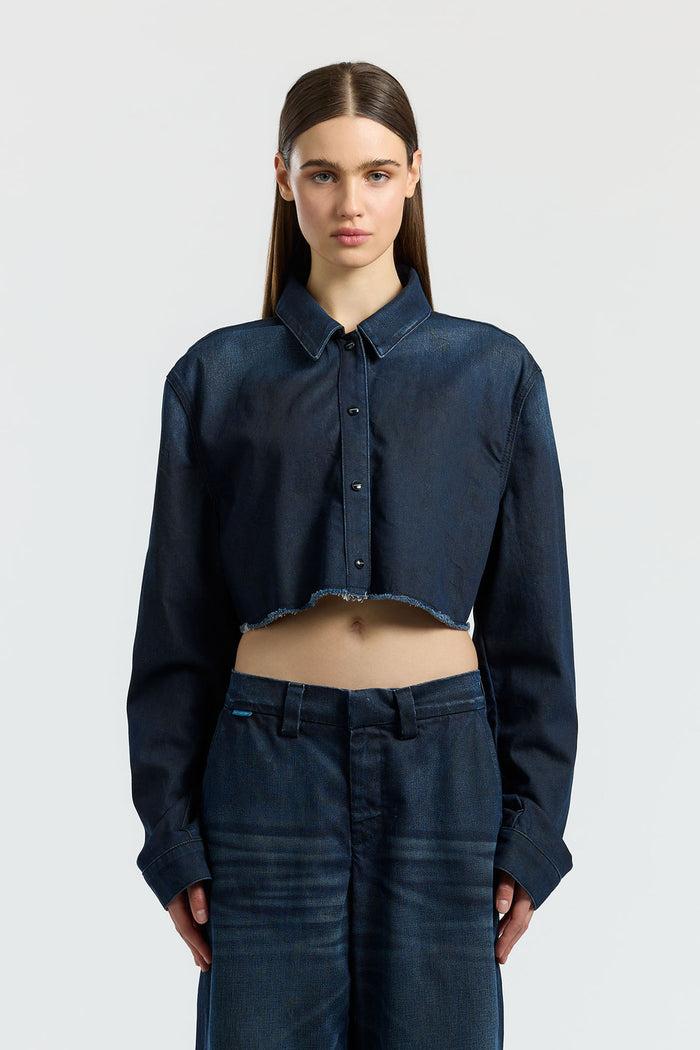 cotton citizen Manhattan Crop Shirt Rodeo