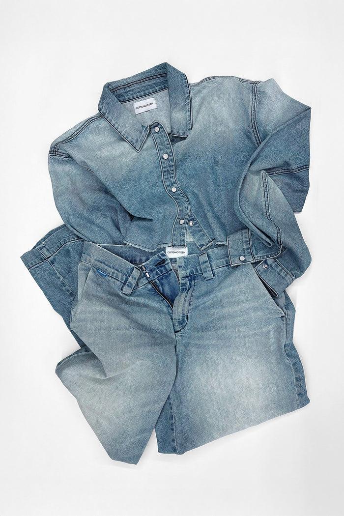 Cotton Citizen Manhattan Crop Shirt Swall