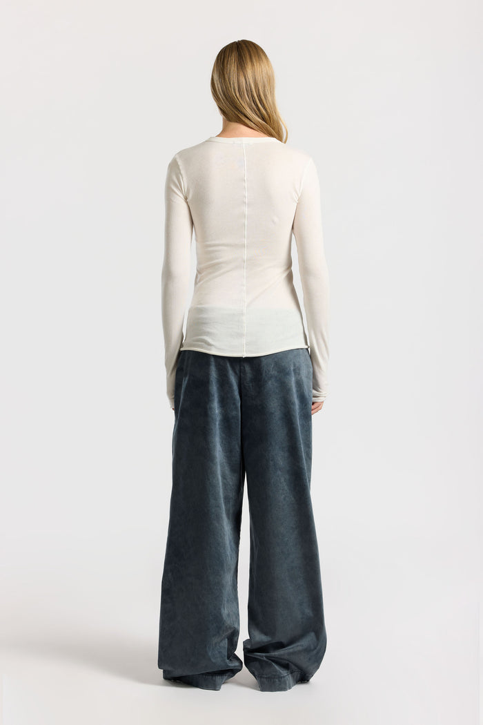 Cotton Citizen Marbella Long Sleeve Shirt Bone