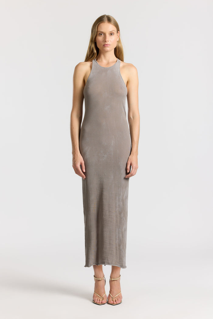 cotton citizen Marbella Maxi Dress Vintage Cement