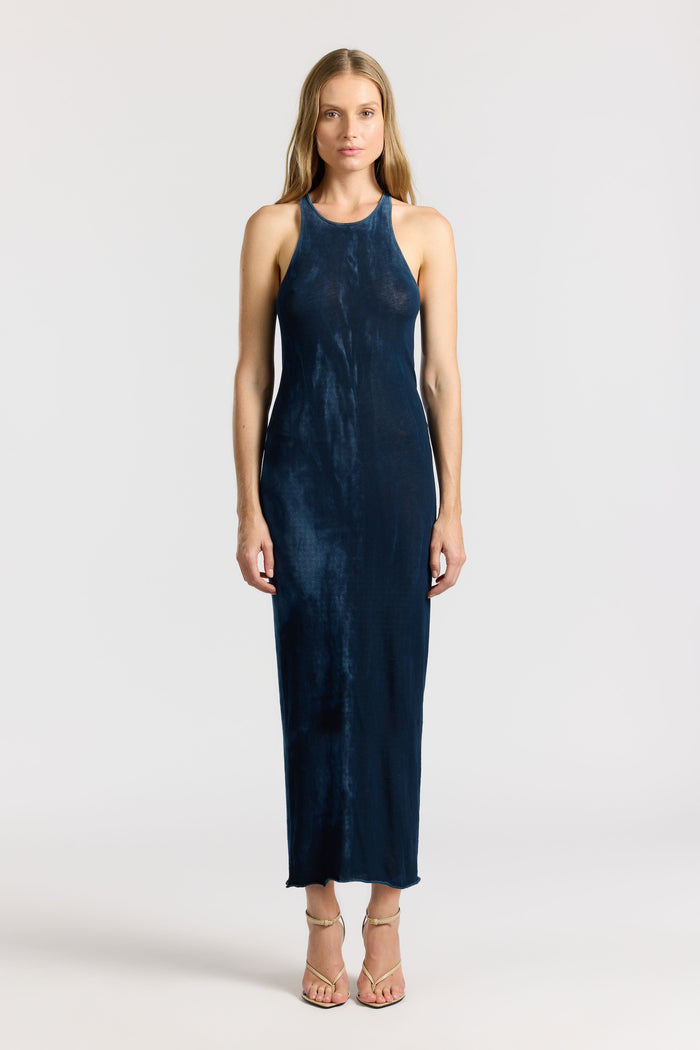 cotton citizen Marbella Maxi Dress Vintage Navy