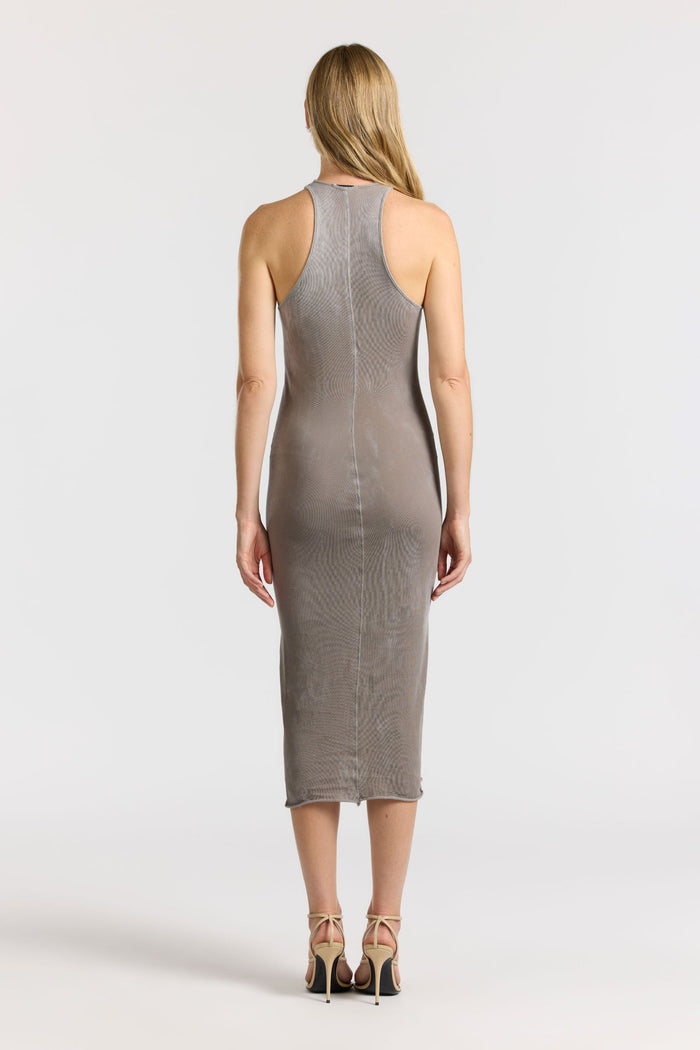 Cotton Citizen Marbella Midi Dress Vintage Cement