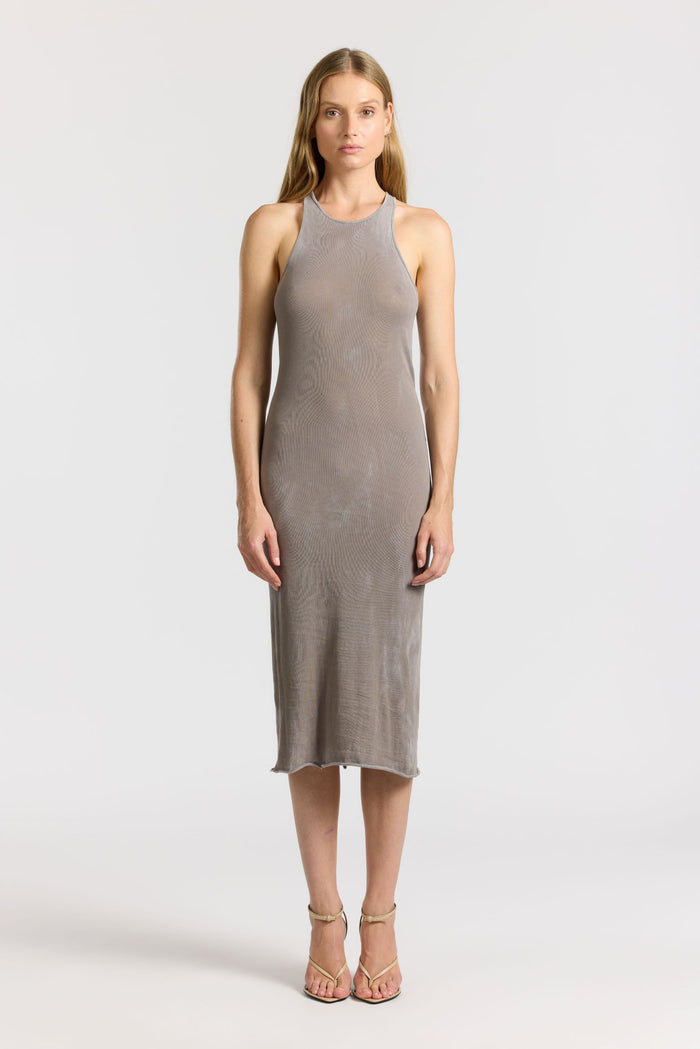 cotton citizen Marbella Midi Dress Vintage Cement