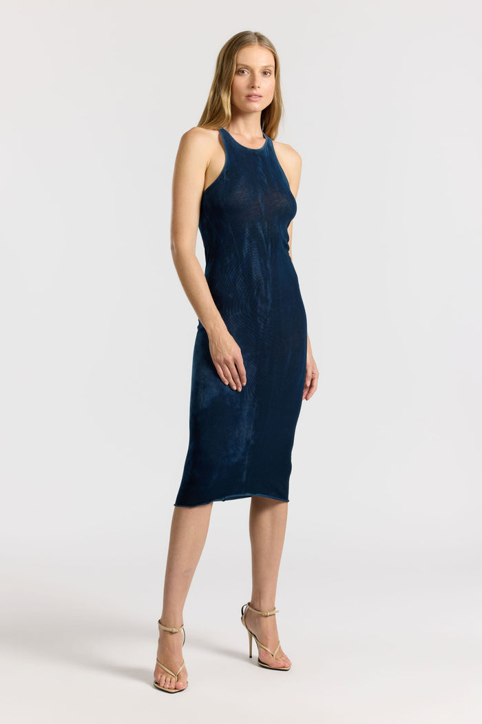 Cotton Citizen Marbella Midi Dress Vintage Navy