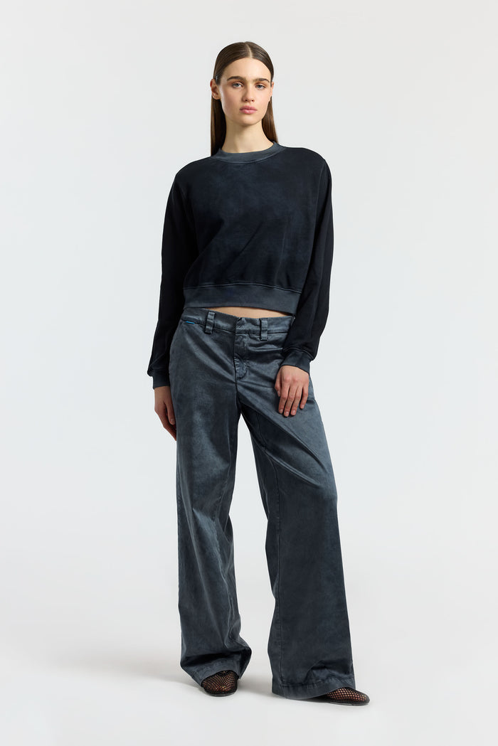 Cotton Citizen Milan Crew Sweatshirt Vintage Black