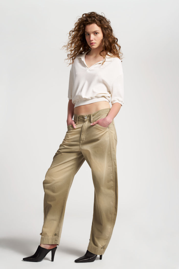 Cotton Citizen Monaco Polo Tee Bone