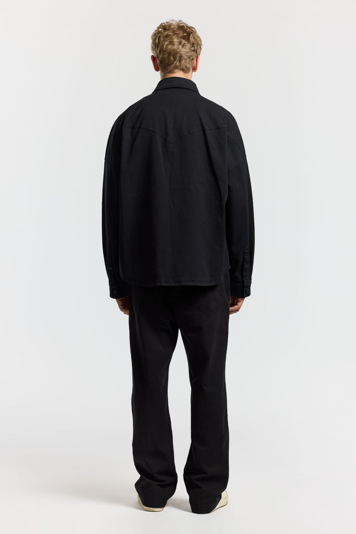 Cotton Citizen Overshirt Jet Black