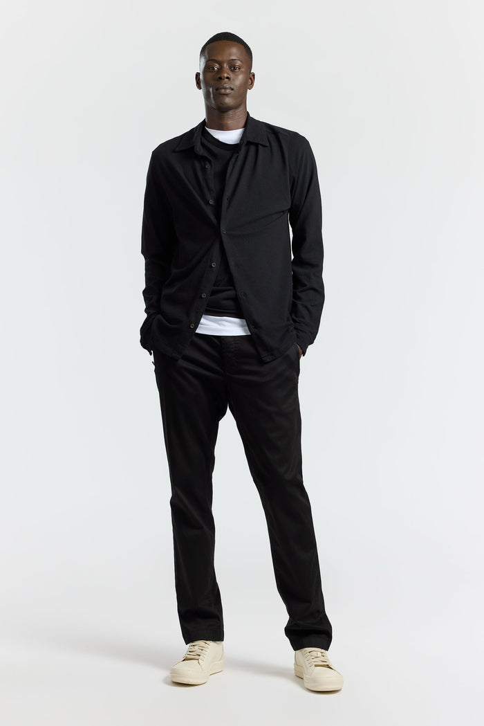 Cotton Citizen Presley Buttondown Jet Black