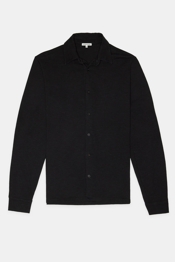 Cotton Citizen Presley Buttondown Jet Black