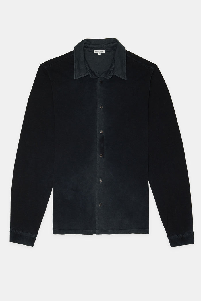 Cotton Citizen Presley Buttondown Vintage Black