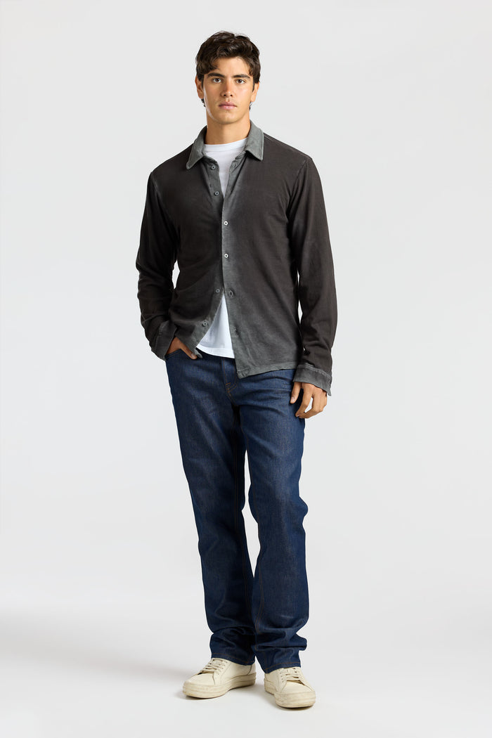 Cotton Citizen Presley Buttondown Vintage Charcoal