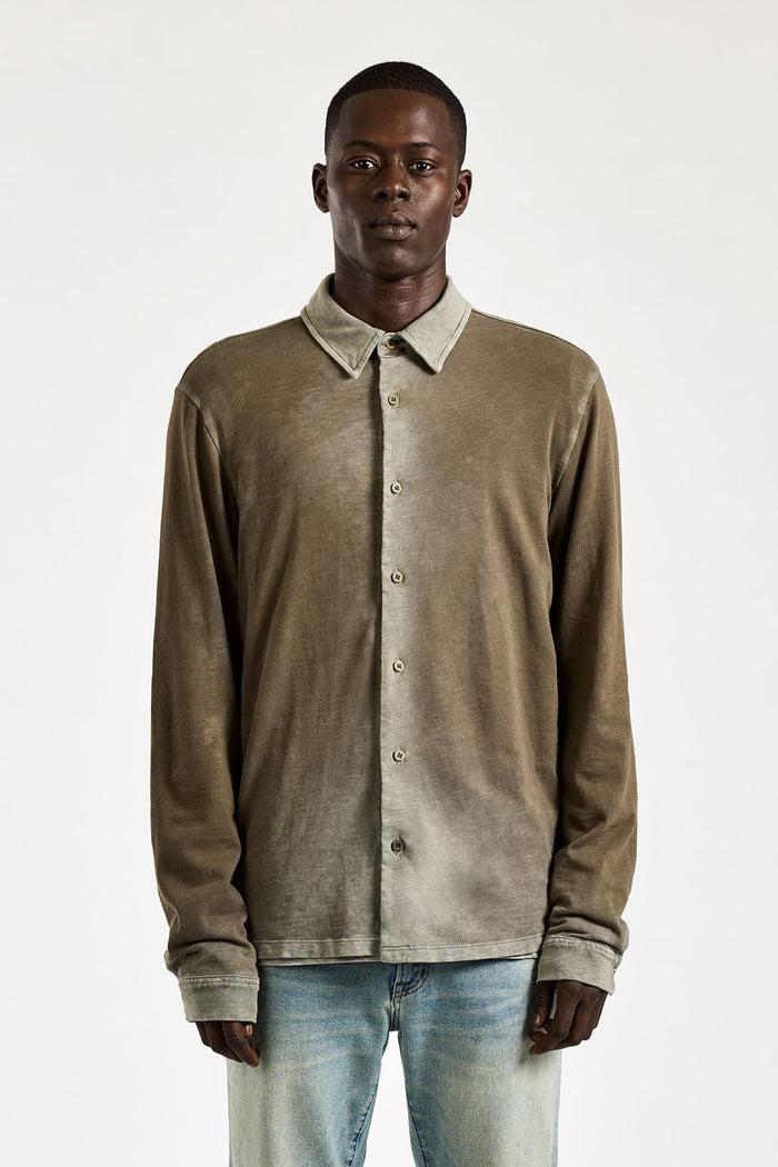 cotton citizen Presley Buttondown Vintage Taupe