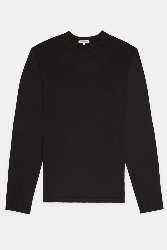 Cotton Citizen Prince Long Sleeve Shirt Jet Black