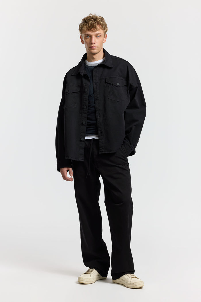 Cotton Citizen Relaxed Pant Jet Black