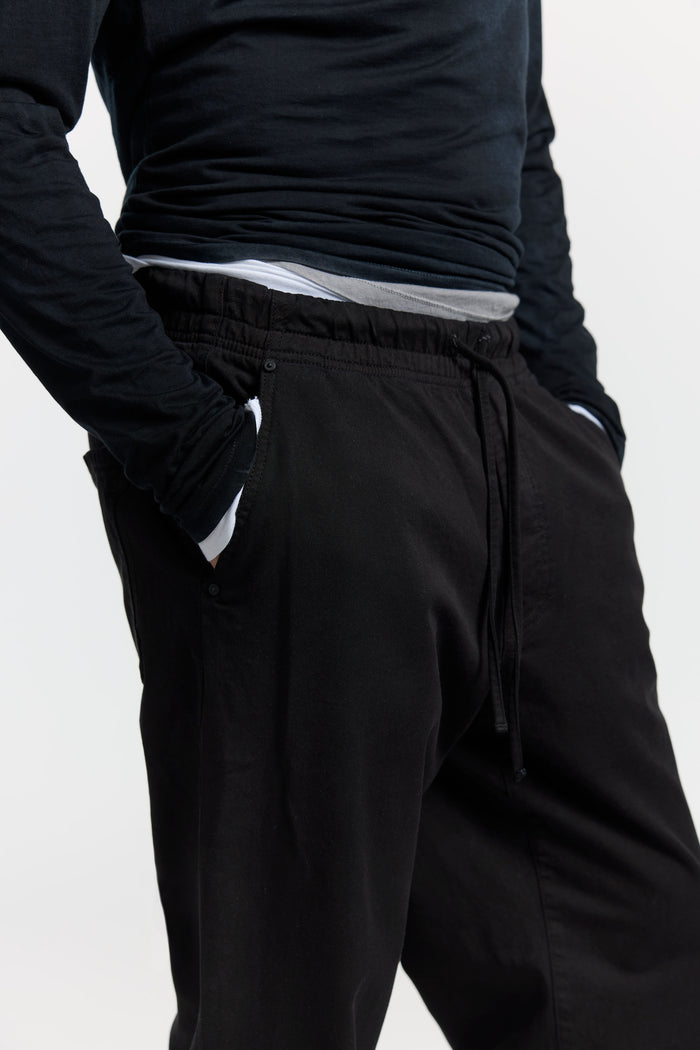 Cotton Citizen Relaxed Pant Jet Black
