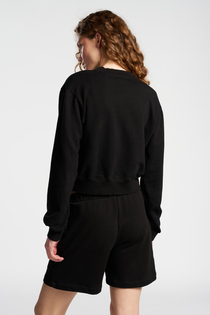 Cotton Citizen Roma Crew Jet Black