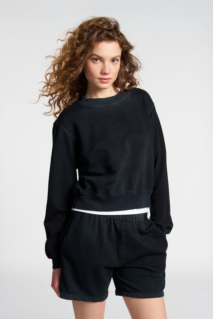 cotton citizen Roma Crew Vintage Black