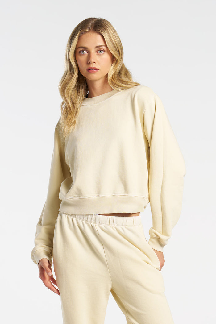 cotton citizen Roma Crew Vintage Butter