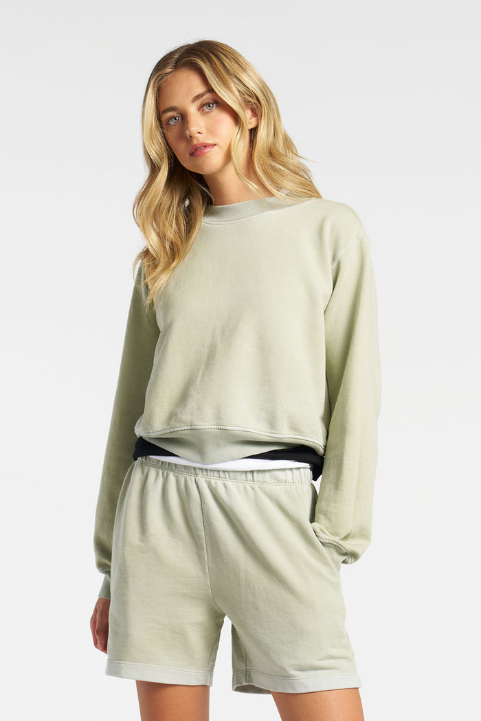 cotton citizen Roma Crew Vintage Pistachio