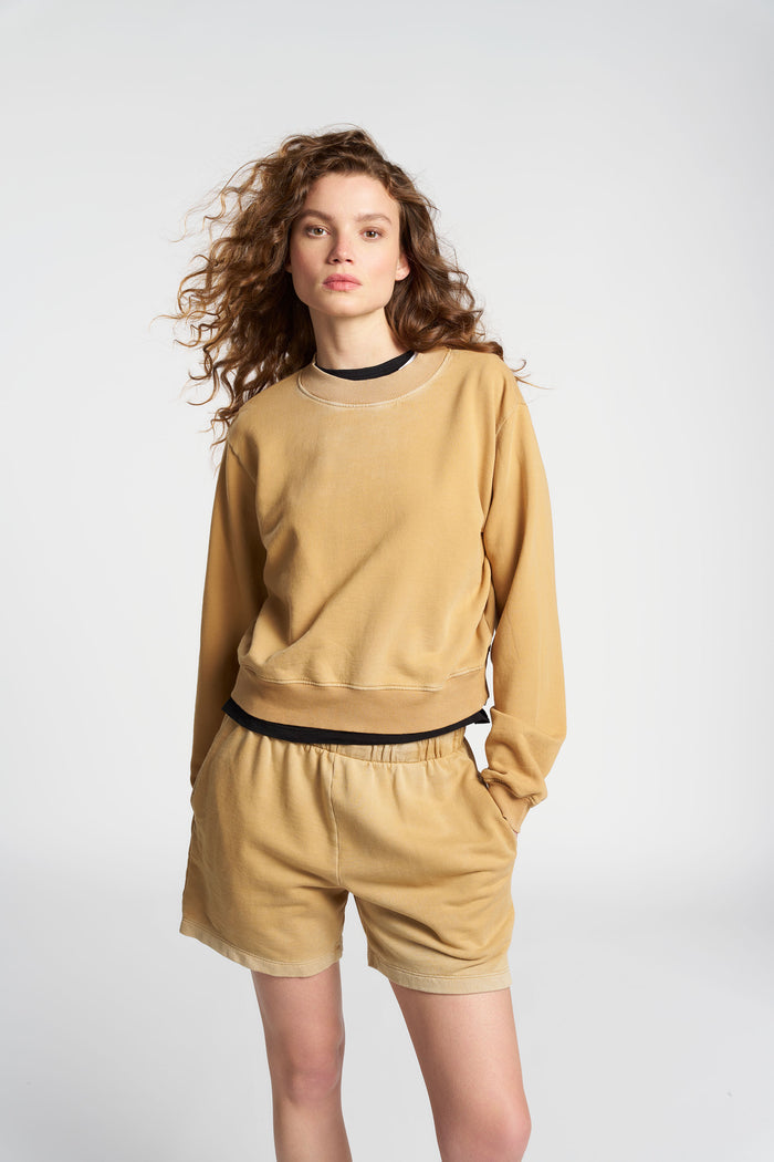 Cotton Citizen Roma Crew Vintage Wheat