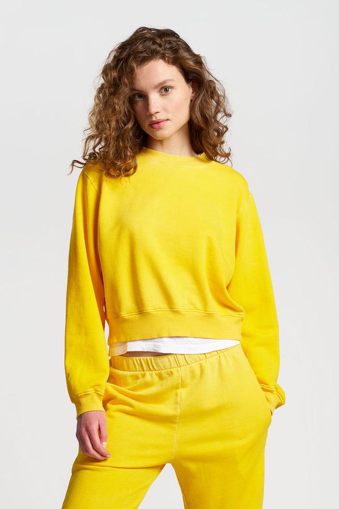 cotton citizen Roma Crew Vintage Yellow