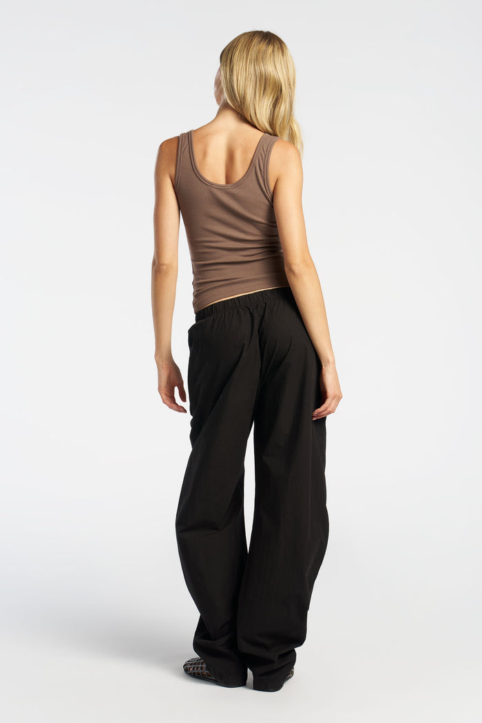 Cotton Citizen Santorini Trouser Jet Black