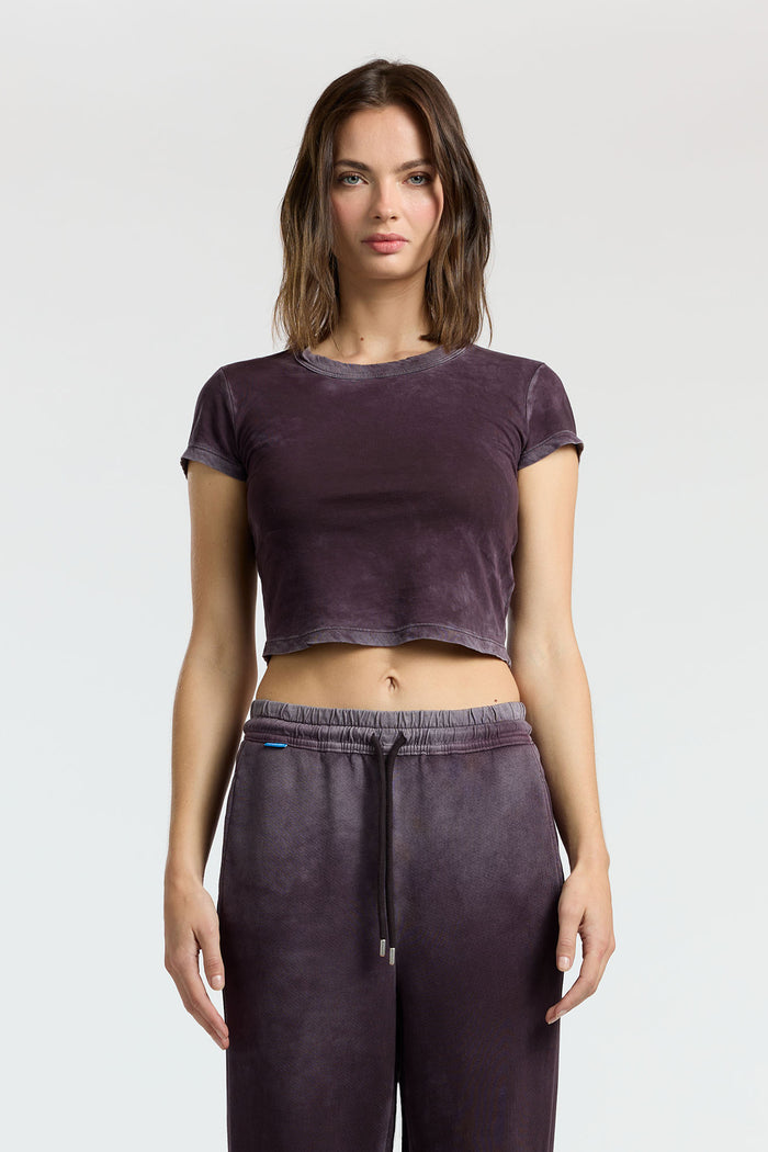 cotton citizen Standard Baby Tee Vintage Eggplant