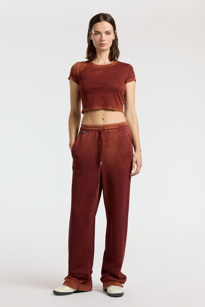 Cotton Citizen Standard Baby Tee Vintage Red Wine