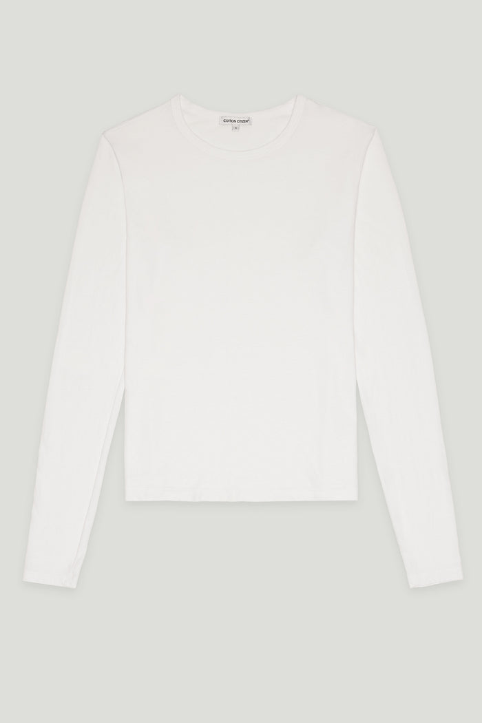 Cotton Citizen Standard Long Sleeve Shirt White