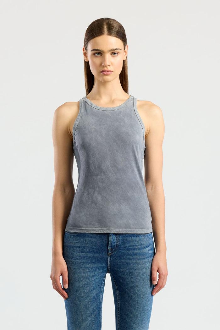 cotton citizen Standard Tank Vintage Natural Blue