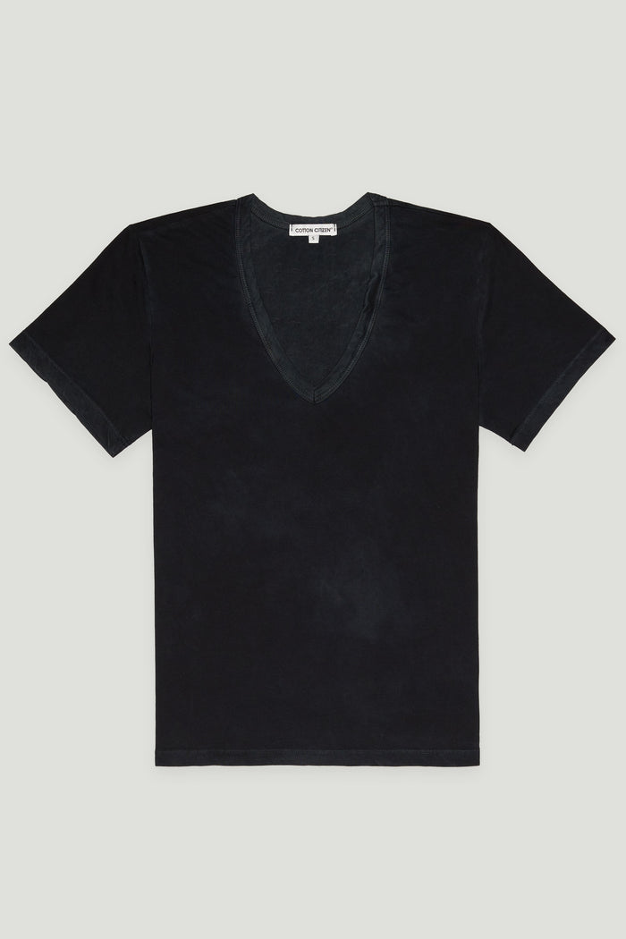 Cotton Citizen Standard V-Neck Tee Vintage Black