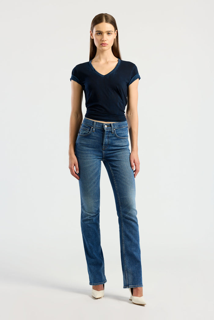 Cotton Citizen Standard V-Neck Tee Vintage Navy