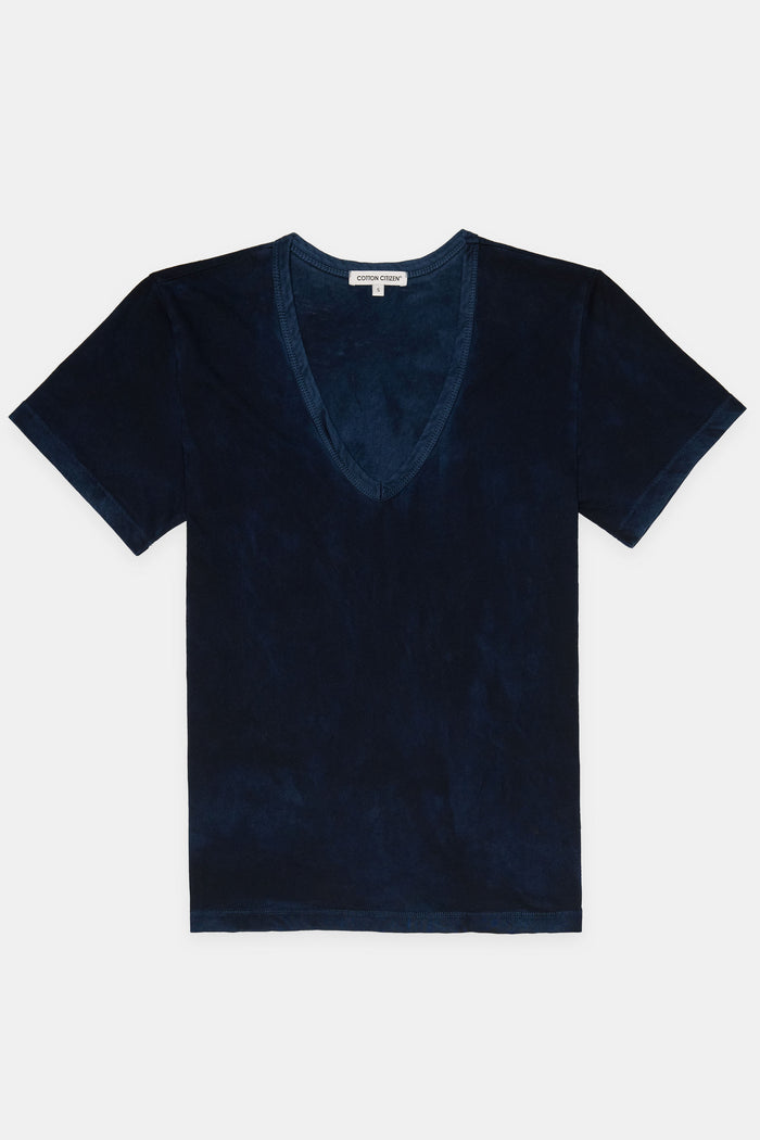 Cotton Citizen Standard V-Neck Tee Vintage Navy