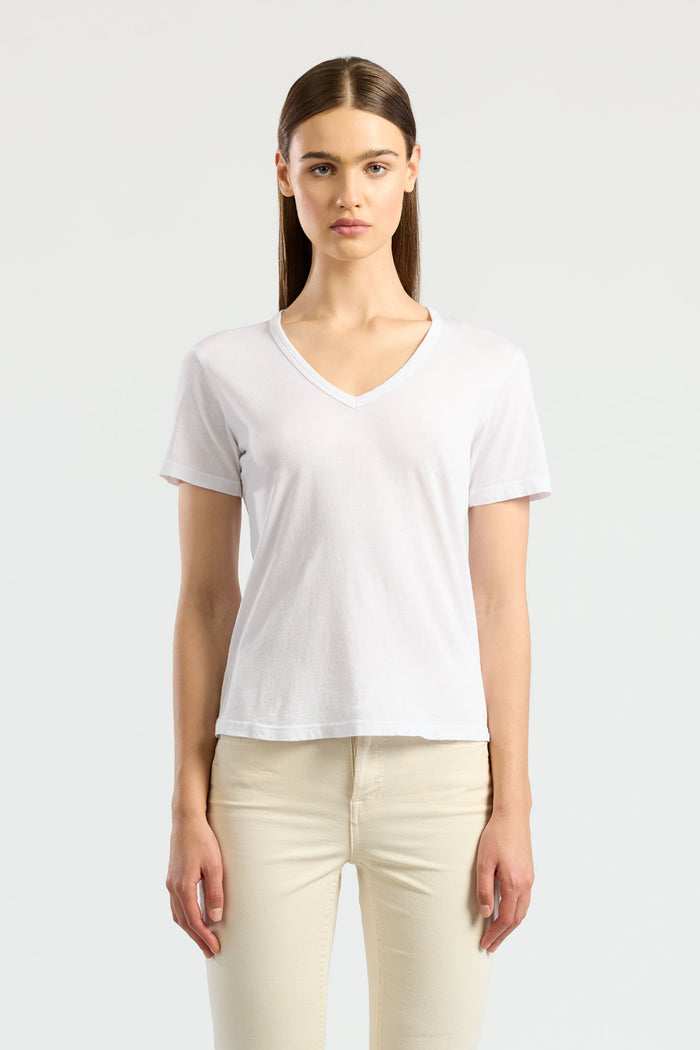 cotton citizen Standard V-Neck Tee White