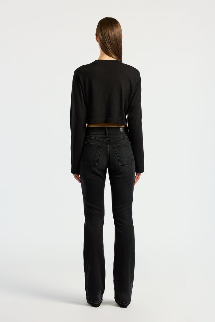 Cotton Citizen Tokyo Crop Shirt Jet Black