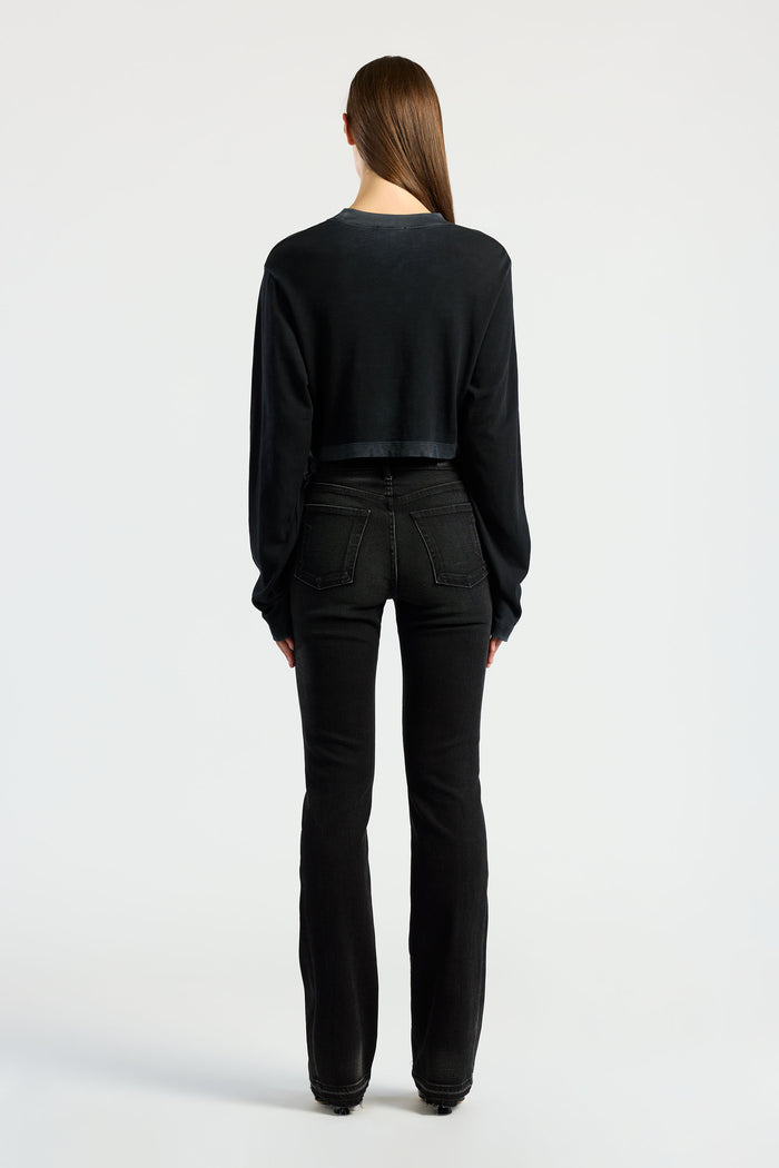 Cotton Citizen Tokyo Crop Shirt Vintage Black